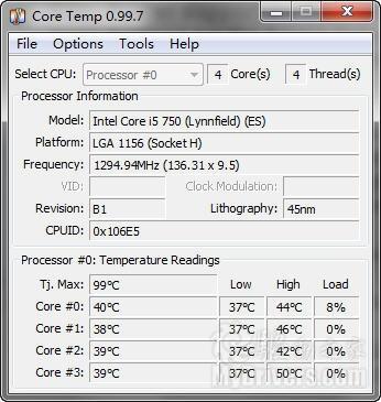 core temp-coretemp溫度準(zhǔn)嗎