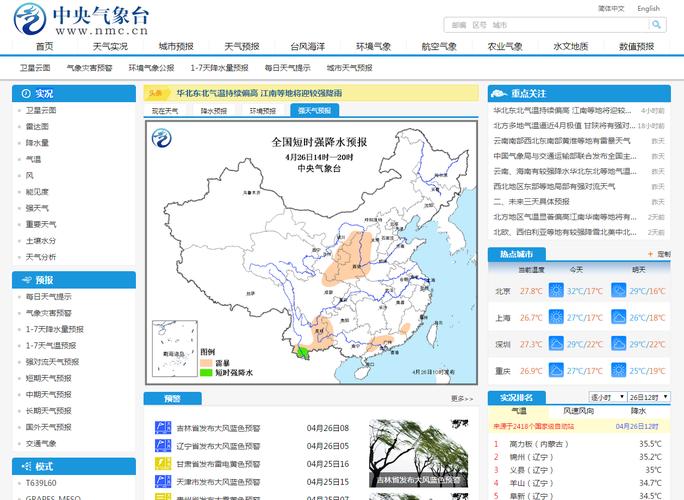 nmc-nmc中央氣象臺(tái)官網(wǎng)
