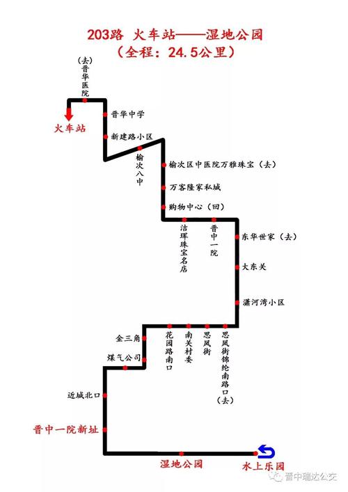 203-203路公交車路線