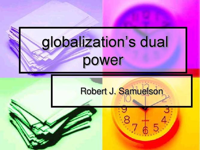 globalization-globalization's dual power