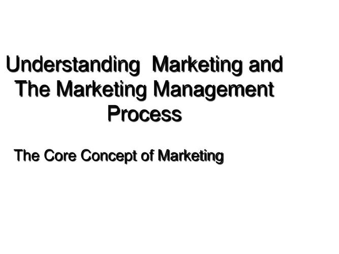 marketing-marketing management