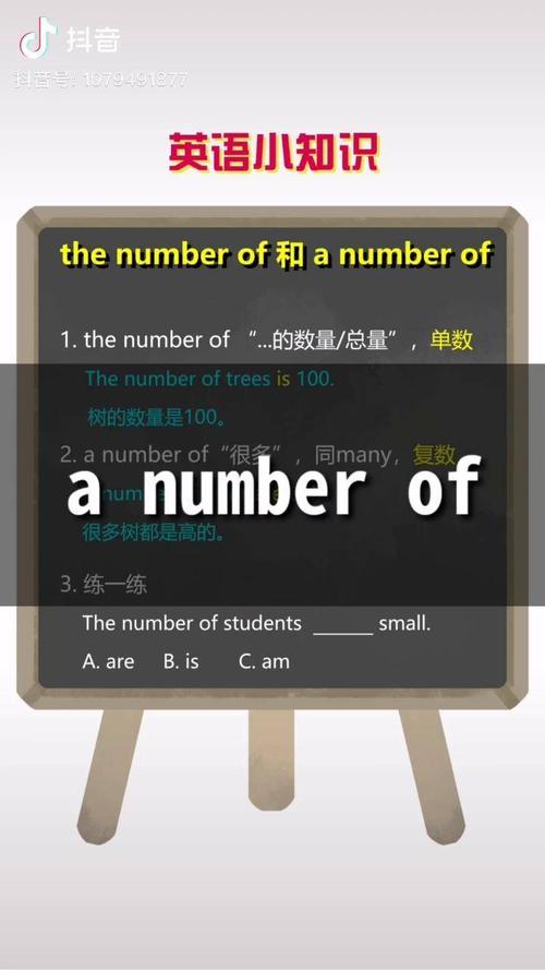 a number of-a number of和the number of的區(qū)別