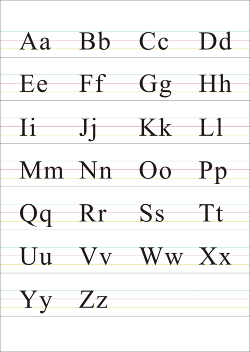 26個(gè)英語字母表-26個(gè)英語字母表圖片