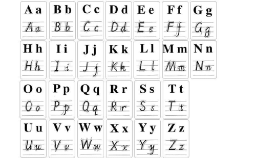 字母表 26個 字母-字母表 26個 字母大小寫