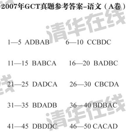 gct真題-gct真題及答案