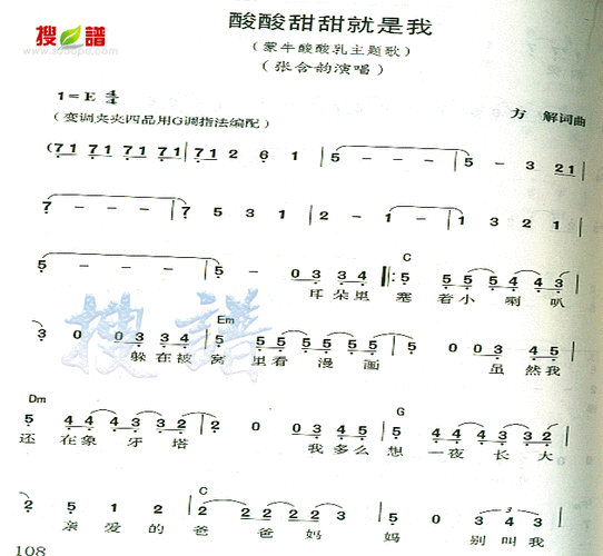 酸酸甜甜就是我英文版-酸酸甜甜就是我英文版原唱