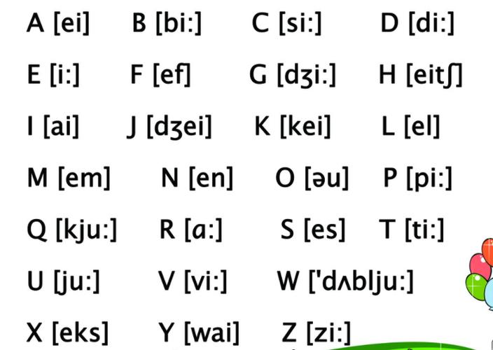 英文字母正確讀音-英文字母正確讀音視頻